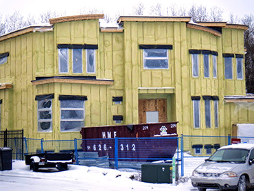 Thermal insulation of exterior siding, Isolation Unik